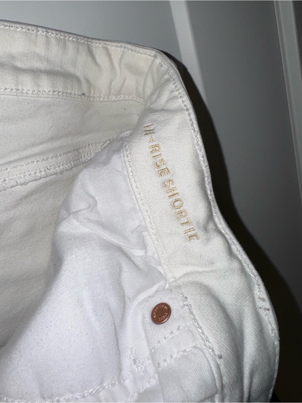Distress High Rise Shorts - Picture 7 of 8
